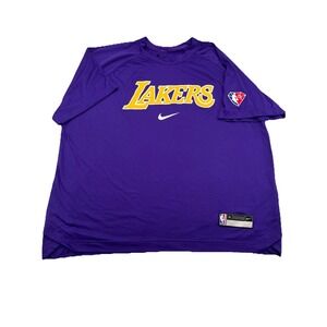 Nike NBA Los Angeles Lakers Team Issue Size Men's XL Shooting‎ Shirt Player